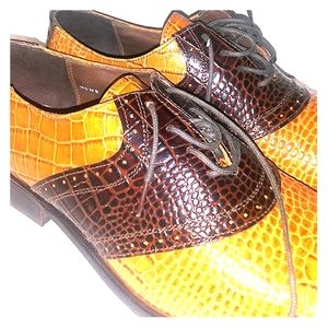 Stacy Adams,Caramel n Peanut Butter,Guinine Leathe